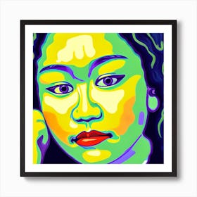 Asian Woman 7 Art Print