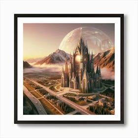 Castle In The Sky Art Print