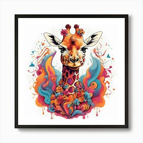 Giraffe Art Print