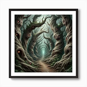 Dark Forest Art Print