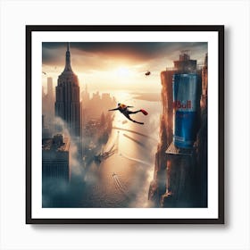 Red Bull Cliff Diving1 Art Print