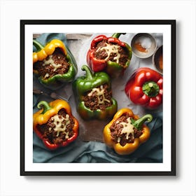 Chili Peppers Art Print