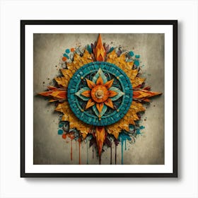 Compass Art Print