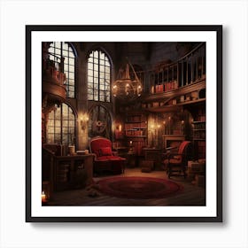 Library Room Art Print