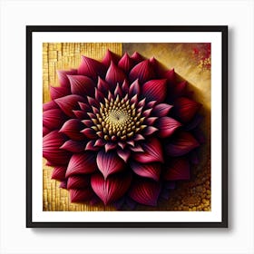 Dahlia 15 Art Print