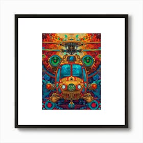 Apocalypse Retro Art Print