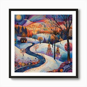 Winter Landscape 6 Art Print