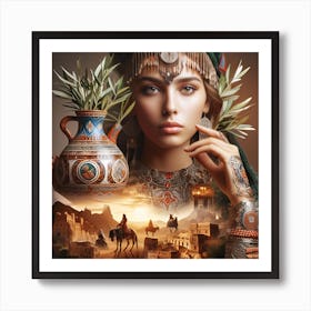 Egyptian Woman 5 Art Print