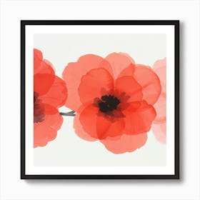 Red Poppies Art Print