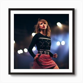 AI Taylor Swift Art Print