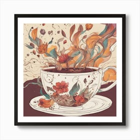 Tea Art 33 Art Print