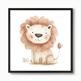 Lion Print Art Print