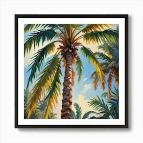 Sunday Palms Art Print Art Print