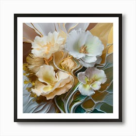 Flowers In A Vase 2 Art Print