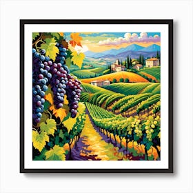 ITALIAN VINEYARD Art Print