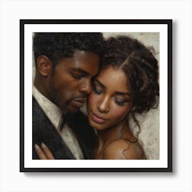 Echantedeasel 93450 African American Black Love Stylize 850 5b68a4b3 E042 4a03 9b23 825a63bfa2b0 Art Print