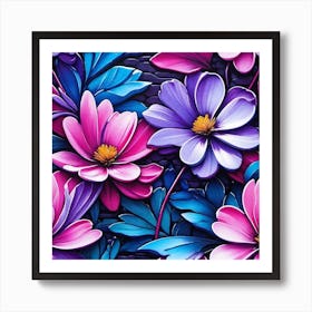 Flower Painting 2 Art Print