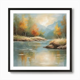 River Ii Art Print