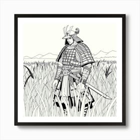 Samurai Art 82 Art Print