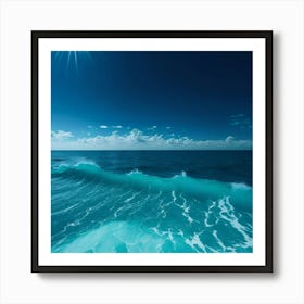 Ocean Waves - Ocean Stock Videos & Royalty-Free Footage Art Print