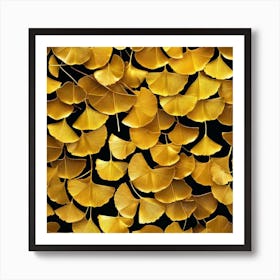 Ginkgo Leaves 8 Art Print