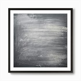 Chalk Smudges Streaking Across A Gray Slate Surface Texture Hinting At A Worn Chalkboard Backgroun Art Print