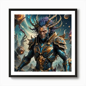 Hero Of Warcraft Art Print