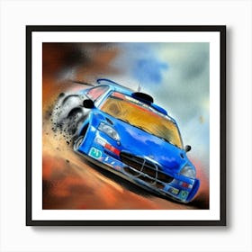 Rally Car Art Print