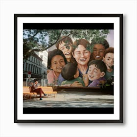 Family Mural Art Print