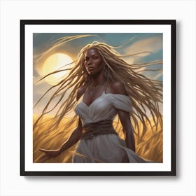 Afro-American Woman Art Print