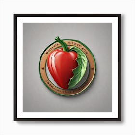 Red Pepper Logo 2 Art Print
