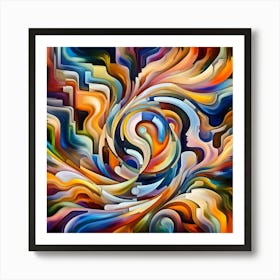 Abstract Painting 1 Art Print