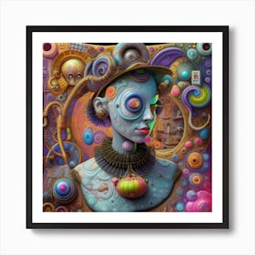 Lucid Dreaming ai art Art Print