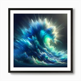 Ocean Wave 7 Art Print