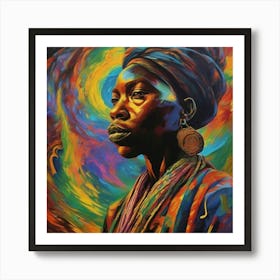 African Woman 5 Art Print