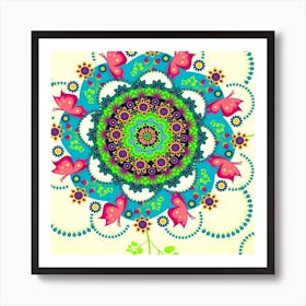 Artistic Pattern Mandala Art Print