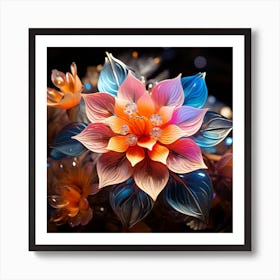 Lotus Flower Art Print