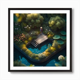 Lily Pond 2 Art Print