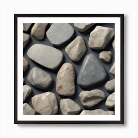 Rock Wall 3 Art Print