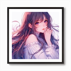 Anime Girl (46) Art Print