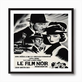 Le Film Noir 2 Art Print