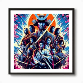 Samurai Warriors Art Print