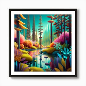 Flora And Fauna Art Print