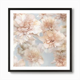  Floral Explosion A Detailed Floral Arrangement art print Art Print