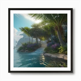 Tropical Island Art Print