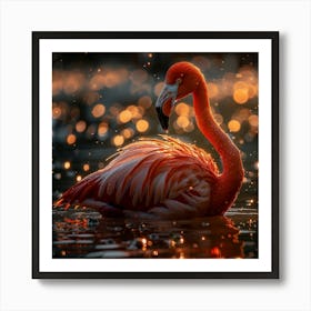 Flamingo 64 Art Print