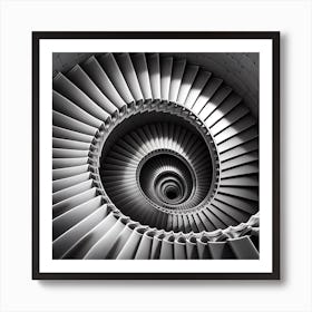 Spiral Staircase Art Print