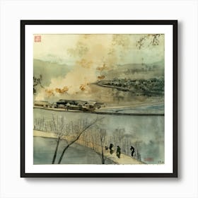 冬の余韻 Echoes Of Winter Art Print