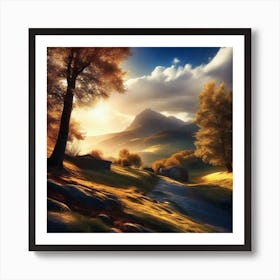 Landscape Wallpapers 11 Art Print