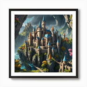 Disney Castle 8 Art Print